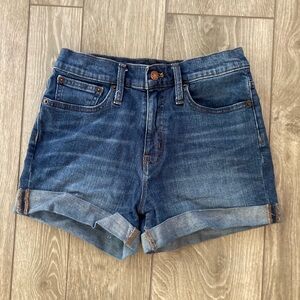 J. Crew Dark Blue Jean Shorts